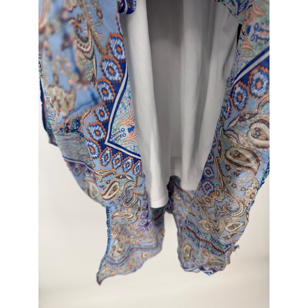 New Directions Womens Dress Large Spring Wedding Guest Boho Flowy Hankerchief - Picture 12 of 12